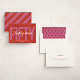 "Milestone Birthday" - Party Invitations in Cherry by Stacy Maalouf - Assembled