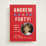 "Bold" - Party Invitations in Cardinal by 2birdstone - Front
