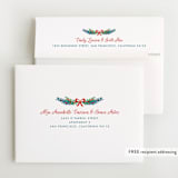 "Holiday Stockings" - Pregnancy Announcement Thank You Cards in Frost by Shirley Lin Schneider - FREE Recipient Addressing