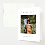 "Great and small" - Pregnancy Announcement Thank You Cards in Lavender by Lea Delaveris - Front