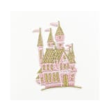 "Sweet Princess Castle Patch" - Patch in pink by Jollity and Co