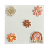"Boho Rainbow Patch Set" - Patch in multicolor by Jollity and Co