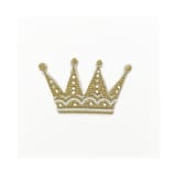 "Sweet Princess Crown Patch" - Patch in gold by Jollity and Co