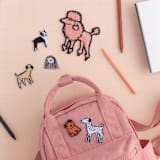 "Bow Wow Patch Set" - Patch in multicolor by Jollity and Co