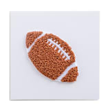 "Good Sport Football Patch" - Patch in brown by Jollity and Co