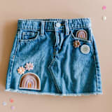 "Boho Rainbow Patch" - Patch in multicolor by Jollity and Co