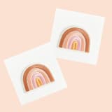"Boho Rainbow Patch" - Patch in multicolor by Jollity and Co