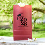 "Bold Year Graduate Cap Favor Bag, set of 25" - Party Favor Bags in natural by ForYourParty