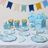 "Hammerhead Gift Bags, Blue - Pack of 4" - Party Favor Bags in blue by MA FÊTE