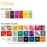 "Hanukkah Favor Bag, set of 50" - Party Favor Bags in white by ForYourParty