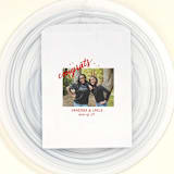 "Congrats Grad Confetti Custom Photo Party Bag, set of 25" - Party Favor Bags in white by ForYourParty