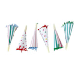 "It's a Party Fringe Blowers - Set of 6" - Party Blowers in multicolor by Jollity and Co