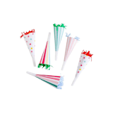 "It's a Party Fringe Blowers - Set of 6" - Party Blowers in multicolor by Jollity and Co