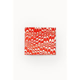 "Hand-Marbled Pencil Holder Organizer in Candy Cane Swirl" - Pencil Case in multicolor by Inner Child
