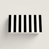 "the classic" - Place Cards - Beef in Onyx by Benita Crandall - Folded Back of Card