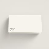 "Chic Script" - Place Cards - Beef in Ink by Hooray Creative - Blank front