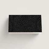 "Chic Script" - Place Cards - Beef in Ink by Hooray Creative - Folded Back of Card