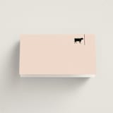 "NoHo" - Place Cards - Beef in Champagne by Hudson meet Rose - Blank front