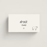 "simple" - Place Cards - Beef in Ink by Kelly Watkins - Front with Free Guest Printing