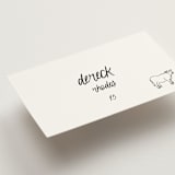 "simple" - Place Cards - Beef in Ink by Kelly Watkins - Detail