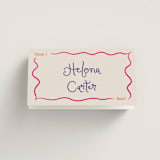 "Swoop Meal Choice Placards" - Place Cards - Beef in Marmalade by Madison Kic - Folded with Free Guest Printing