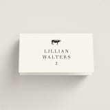 "Plated" - Place Cards - Beef in Ink by Megan Davis - Folded with Free Guest Printing