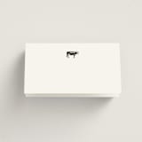 "Plated" - Place Cards - Beef in Ink by Megan Davis - Blank front