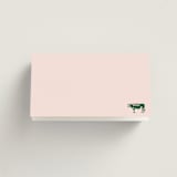 "Hepburn" - Place Cards - Beef in Rose by Megan Davis - Blank front