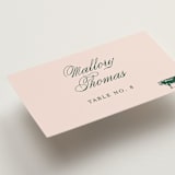 "Hepburn" - Place Cards - Beef in Rose by Megan Davis - Detail