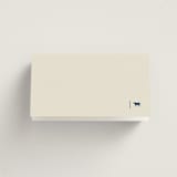 "Scripted" - Place Cards - Beef in Linen by Sierra Lee - Blank Front
