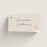 "Handmade" - Place Cards - Beef in Champagne by Lucrecia Caporale - Folded with Free Guest Printing