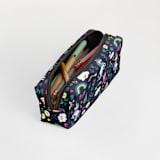 "Lovely World" - Pencil Case in Rainbow by Katie Zimpel - Lined Interior