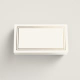 "Eloquence" - Place Cards in Snow by Kimberly FitzSimons - Blank front
