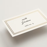 "Eloquence" - Place Cards in Snow by Kimberly FitzSimons - Detail