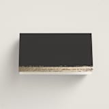 "Panache" - Place Cards in Onyx by Kristie Kern - Blank front