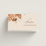 "Wedding in Aspen" - Place Cards in Rust by Chris Griffith - Folded with Free Guest Printing