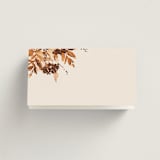 "Wedding in Aspen" - Place Cards in Rust by Chris Griffith - Blank front
