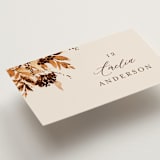 "Wedding in Aspen" - Place Cards in Rust by Chris Griffith - Detail