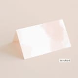 "Sparkling Champagne" - Place Cards in Blush by Kristie Kern - Folded Back of Card