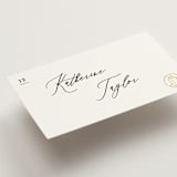 "Gilded icons" - Place Cards in Ivory by Creo Study - Detail