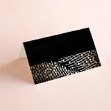 "hand drawn frame" - Place Cards in Onyx by Phrosné Barwood - Blank front