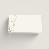 "Vine Wrap" - Place Cards in Cotton by Amy Kross - Blank front