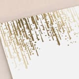 "Sparkle + Shine" - Place Cards in Snow by Kristie Kern - Detail