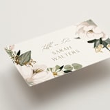 "Country Garden" - Place Cards in Verdant by Susan Moyal - Detail