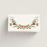 "Tropica" - Place Cards in Papaya by Susan Moyal - Blank front