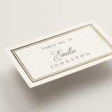 "Lustre" - Place Cards in Cloud by Nicole Walsh - Detail