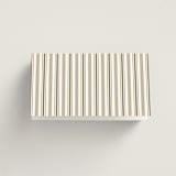 "Elegant Type" - Place Cards in Pearl by Leah Bisch - Folded Back of Card
