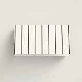 "Opulence" - Place Cards in Pearl by Stacey Meacham - Folded Back of Card