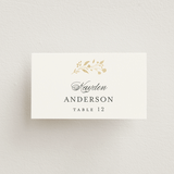 "Embrace" - Place Cards in Cloudy by Jennifer Postorino - Front with Free Guest Printing