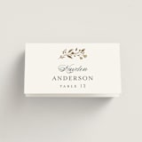 "Embrace" - Place Cards in Cloudy by Jennifer Postorino - Folded with Free Guest Printing